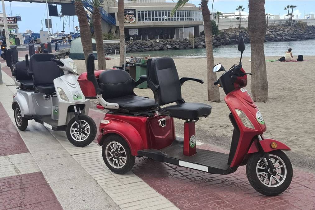 Woman seriously injured after electric scooter plunges into sea at Puerto Colon