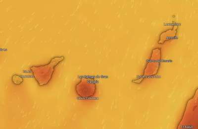 TUESDAY WEATHER: Canary Islands face warnings for 40°C heat, calima and some strong winds 