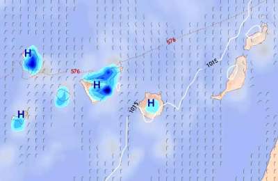 Cooler temperatures and scattered rain showers in the Canary Islands this weekend