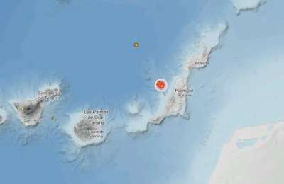 Three earthquakes recorded off Fuerteventura coast