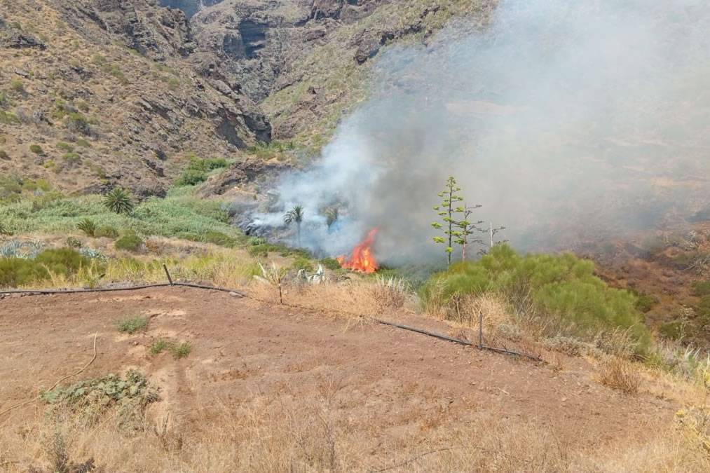 69-year-old man arrested for deliberately starting wildfire in Masca, Tenerife