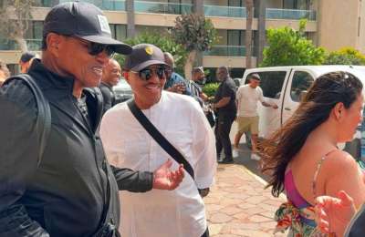 The Jacksons arrive in Fuerteventura for exclusive concert