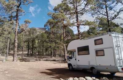 New area opened for campervans at Las Lajas recreation area in Tenerife