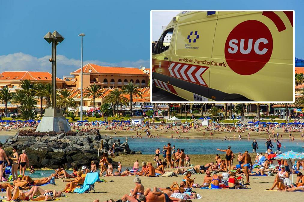 70-year-old man in serious condition after near drowning at Los Cristianos Beach