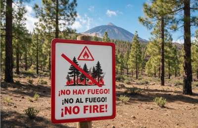 Government activates forest fire alert on five of the Canary Islands