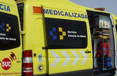 Cyclist rescued from ravine after crashing with a car in Tenerife