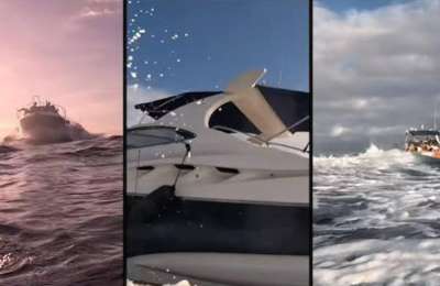 VIDEO: Motorboat nearly hits diver off Adeje coast