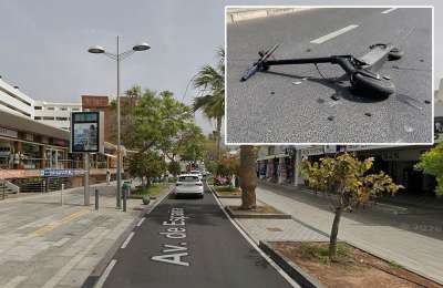 14-year-old boy injured in accident between electric scooter and car in Costa Adeje