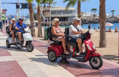 Are two-seat ‘mobility scooters’ rented to tourists actually legal in the Canary Islands?
