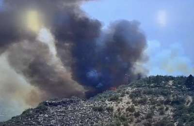 Wildfire breaks out in Gran Canaria as roads are closed