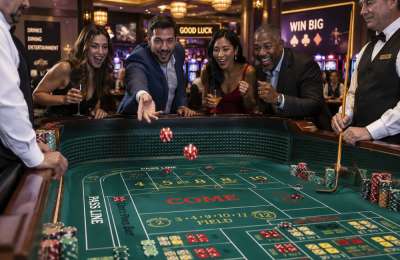 Craps has more bets than any other table, and they are not priced alike