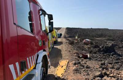Two seriously injured after car leaves the road in Lanzarote