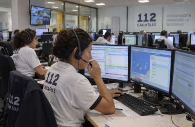 70% of foreign-language 112 emergency calls in the Canary Islands are in English