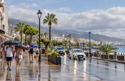 FRIDAY WEATHER: Cooler temperatures and rain showers in the Canary Islands 