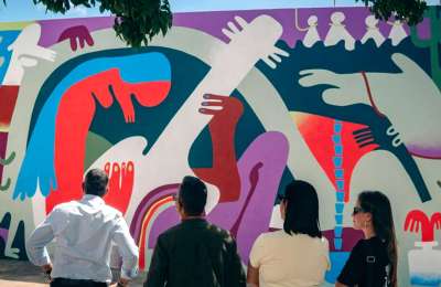 Six giant murals transform a neighbourhood of Lanzarote