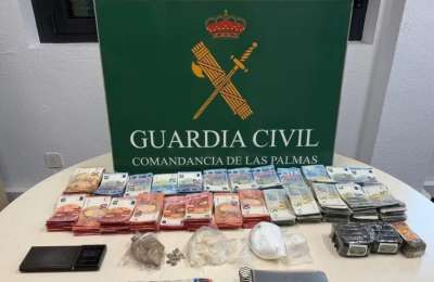 Drug suspect arrested after over €30,000 found in car in Gran Canaria