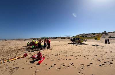 69-year-old surfer seriously injured in Fuerteventura is airlifted to Gran Canaria