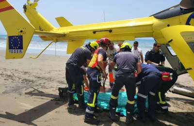 54-year-old man dies after being rescued from sea in Fuerteventura