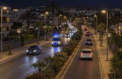 Three taken to hospital after multi-vehicle crash in south Gran Canaria