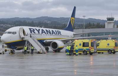 Ryanair flight to Tenerife diverted after passenger suffers medical emergency