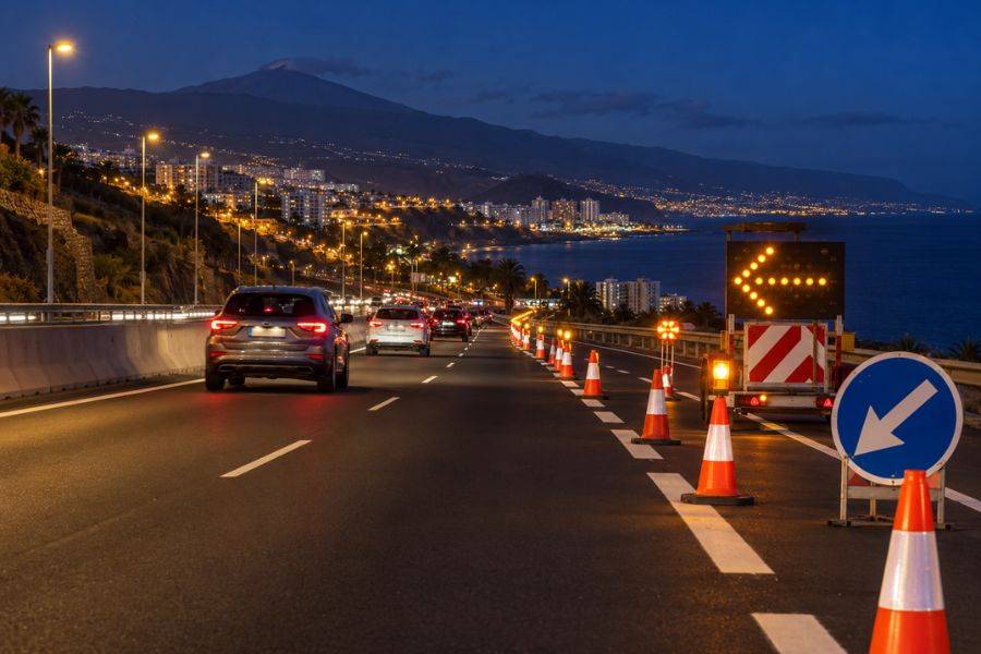 Six months of overnight roadworks to begin on the TF-1 this Sunday