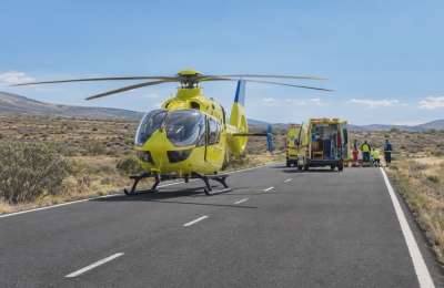 19-year-old airlifted to hospital after serious motorbike accident in Tenerife