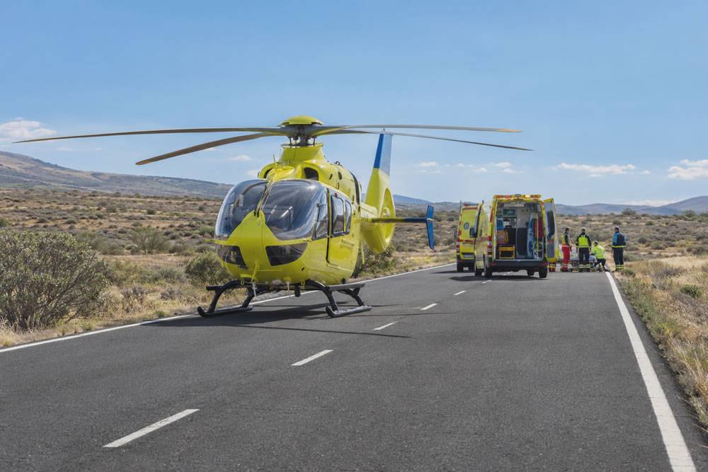 19-year-old airlifted to hospital after serious motorbike accident in Tenerife